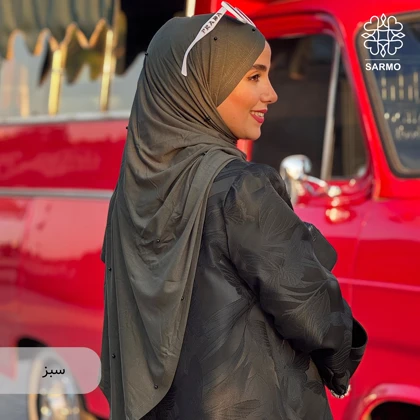 شال کویتی کشی با مروارید مشکی