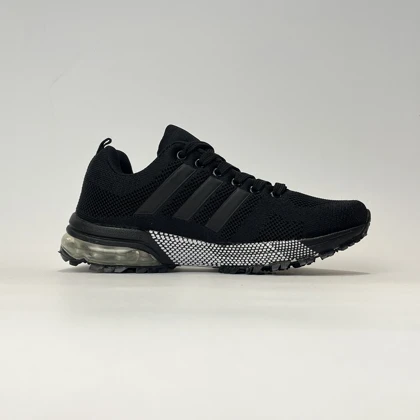 کفش راحتی آدیداس ماراتن کپسول دار مشکی با کفی ایرکول فوم