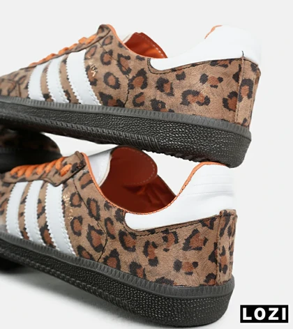 کفش کتانی زنانه پلنگی ADIDAS Samba مدل 7299