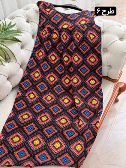 پیراهن نخی صبا کد 1912