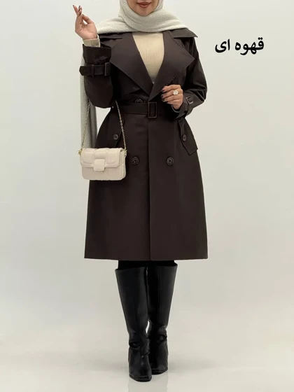 3985-بارانی بلند کارول