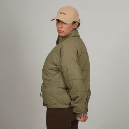 کاپشن جیب زیپ‌دار