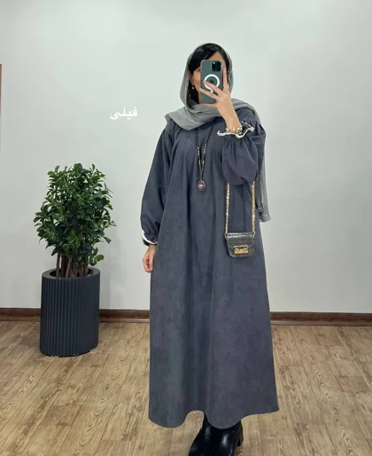 پیراهن مانتویی پاییزه رایلی