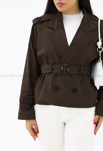 بارانی زنانه آستردارتک دکمه@کد1006784