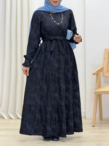 4261-پیراهن بلند گلاب