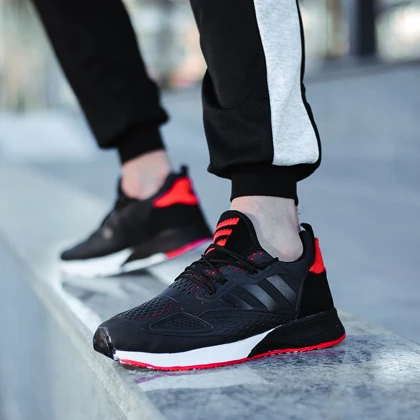 کفش مردانه adidas مدل aqua (مشکی قرمز)