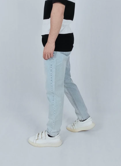 شلوار مام فیت مردانه یخی zara