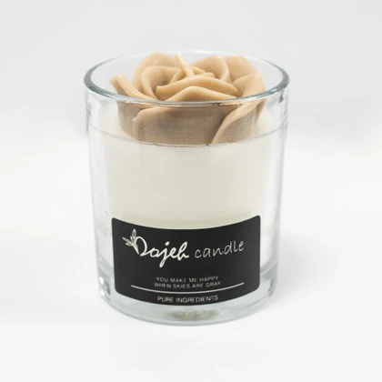 شات شمع دوژه طرح گل