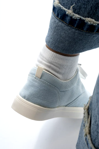 کفش ونس بندی جین زنانه