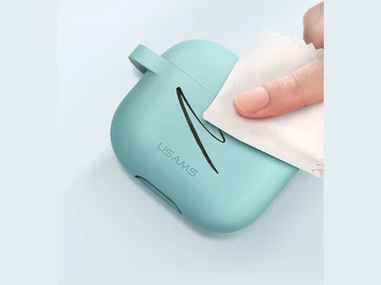 کاور سیلیکونی ایرپاد 3 اپل برند یوسامز USAMS BH741 Protective TPU Case For AirPods 3