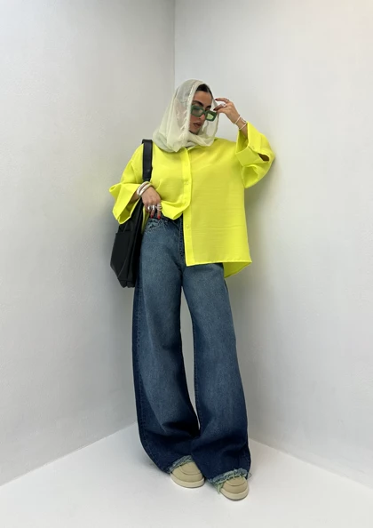 شومیز لینن نچرال