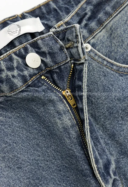 شلوارک جین واید فول بگ کد1004238