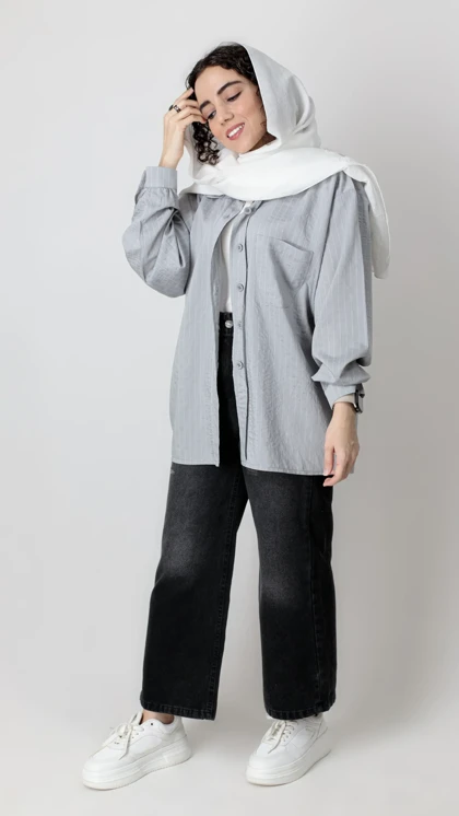 شومیز پری راه راه