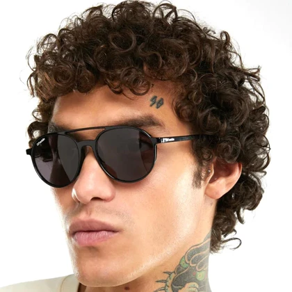 عینک آفتابی دی فرانکلین مدل D.franklin AMERICA ROUND / NAVY - BLACK