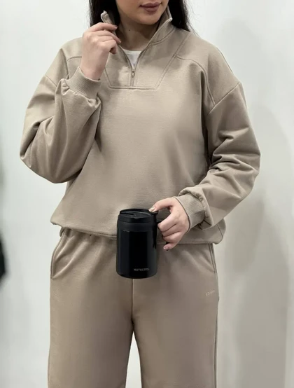 دورس نیم زیپ زنانه لئا