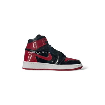 کتانی نایک ایر جردن 1 رترو ساق‌دار ورنی nike jordan 1 retro high og patent bred