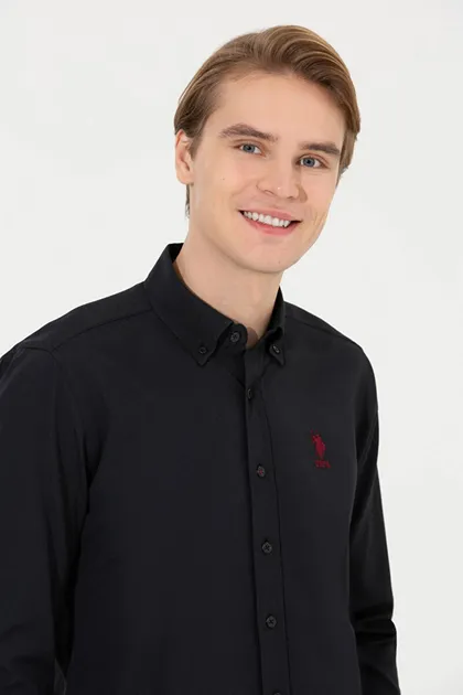 پیراهن مردانه Gox022k Us Polo Assn 1450315 مشکی 50253873-VR046