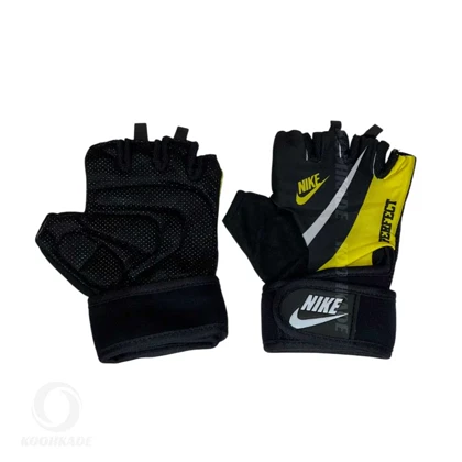 دستکش نیم انگشتی بدنسازی مدل NBZ-58