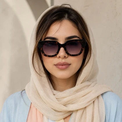عینک آفتابی لندن لندن مدل LL1221 C03 مشکی هاوانا