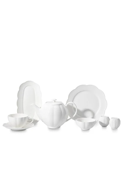 سرویس صبحانه‌خوری KORKMAZ مدل Gardena Collection چینی - چندرنگ