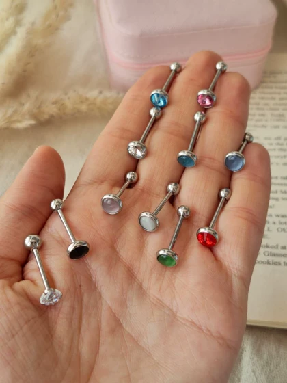 پیرسینگ زبان استیل