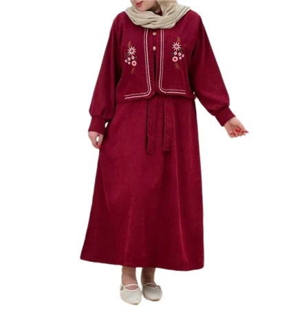 ست کت وسارافون گلدوزی