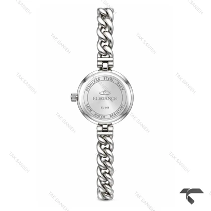 ساعت زنانه الگانس رفرنس EL006 بند کارتیه ای تمام سیلور Elegance-11488-L