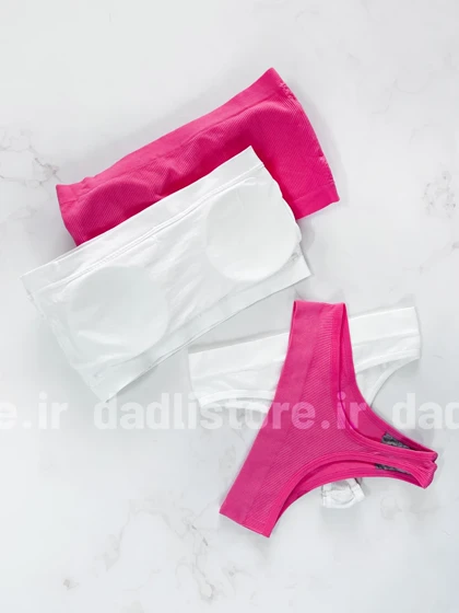 ست نیم‌تنه دکلته و شورت کبریتی طرح ok