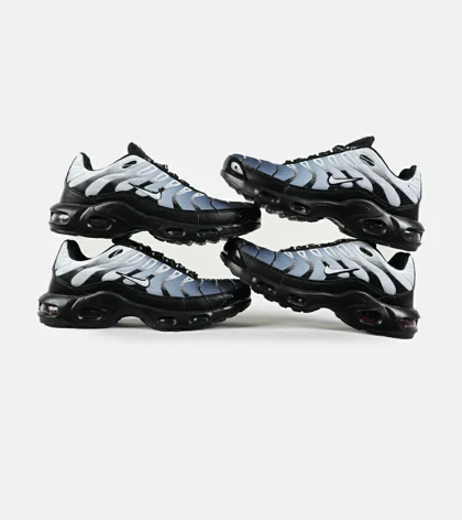 کفش کتانی مردانه و زنانه سفید طوسی مشکی NIKE AirMax Plus TN Ultra مدل 7344