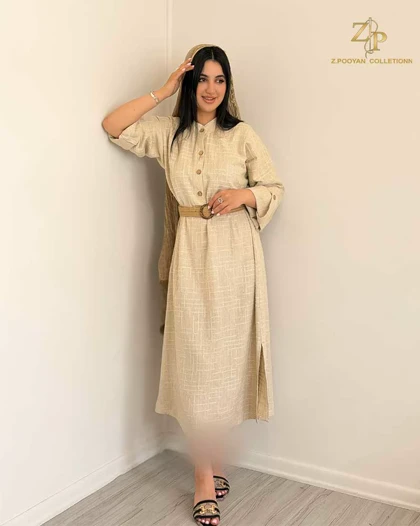 کفتان زنانه لینن نولین