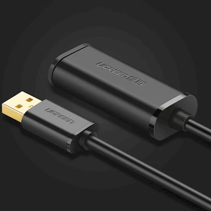 کابل افزایش طول USB 2.0 اکتیو یوگرین UGREEN مدل US121 طول 5 متر
