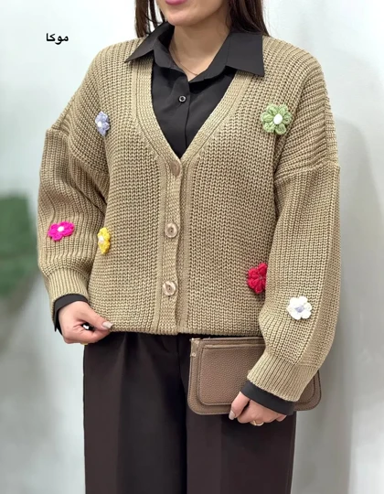 بافت جلو دکمه گلارین