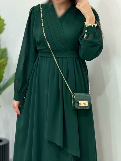 پیراهن بلند حریر حورا 3