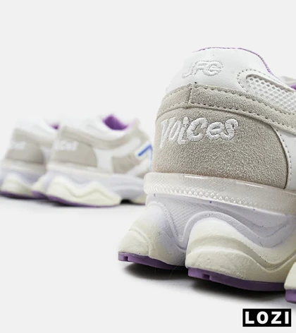 کفش کتانی زنانه کرم بنفش NEW BALANCE 9060 مدل 4188