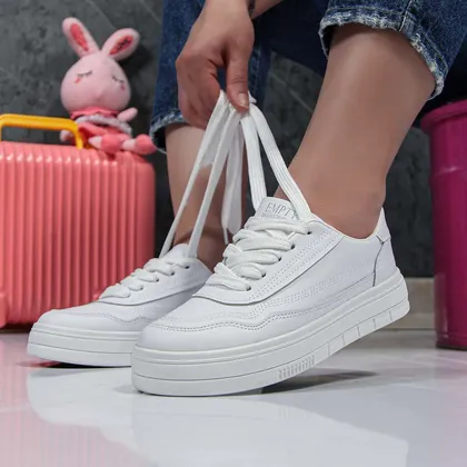 کفش کتانی زنانه ساده رنگ سفید مدل ونس vans