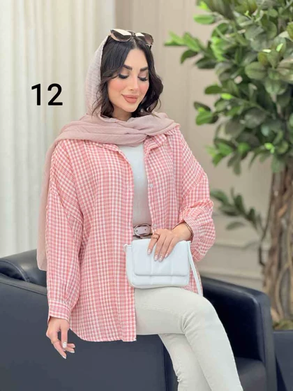 شومیز طرح دار دایانا