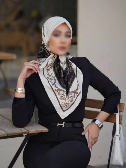 روسری مجلسی مدل دلوین کد143