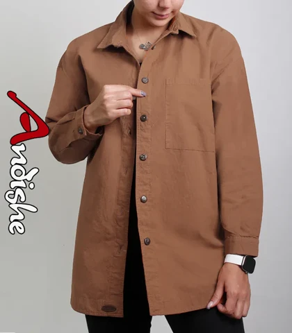 مانتو کتان زنانه مدل میراندا