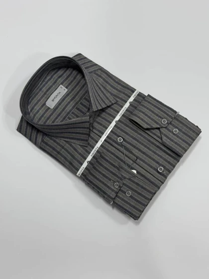 پیراهن استین بلند مردانه _ طرح راه راه