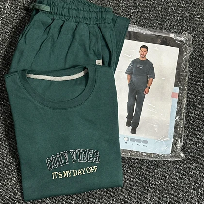 ست تیشرت لانگ و شلواربگ/2212