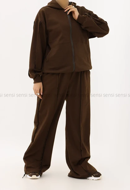 ست سویشرت شلوار داخل کرک کد1004283