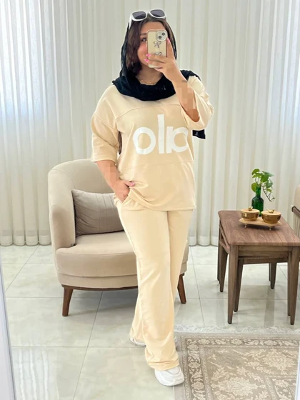 ست زنانه و دخترانه اسپرت بیرونیalo کد417