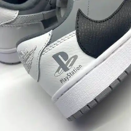 کفش نایک ایر جردن وان لو تراویس اسکات پلی‌استیشن Nike Air Jordan 1 Low Travis Scott PlayStation