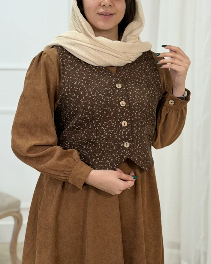 ست پیراهن و وست گلی کد محصول 1520