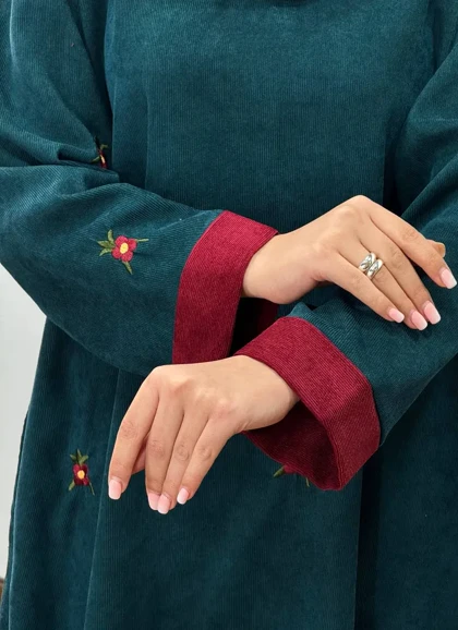 پیراهن مانتویی گلدوزی بهین 1