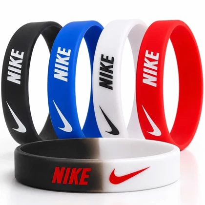 دستبند سیلیکونی ورزشی طرح Nike فری سایز
