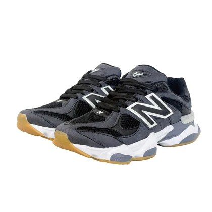 کتانی اسپرت مردانه مدل نیوبالانس 9060 Newbalance رنگ مشکی طوسی‌تیره کد 51360