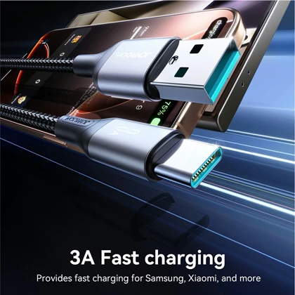 کابل تایپ سی 3 آمپر جویروم Joyroom مدل S-A28 یک متری