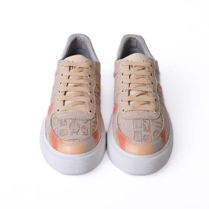 کتانی زنانه دندی طرح Wall Photo کفش راحتی سبک