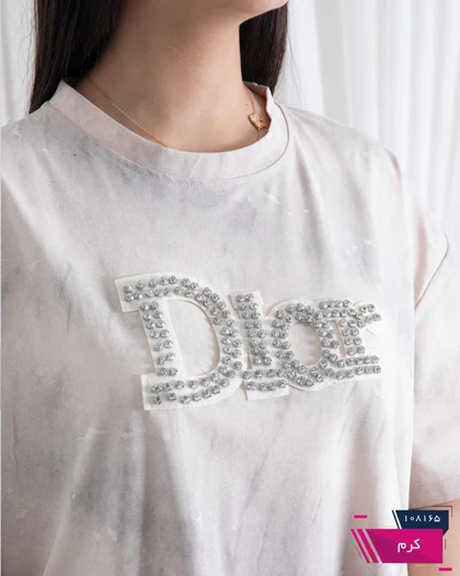 تیشرت وارداتی سنگشور نگینی DIOR